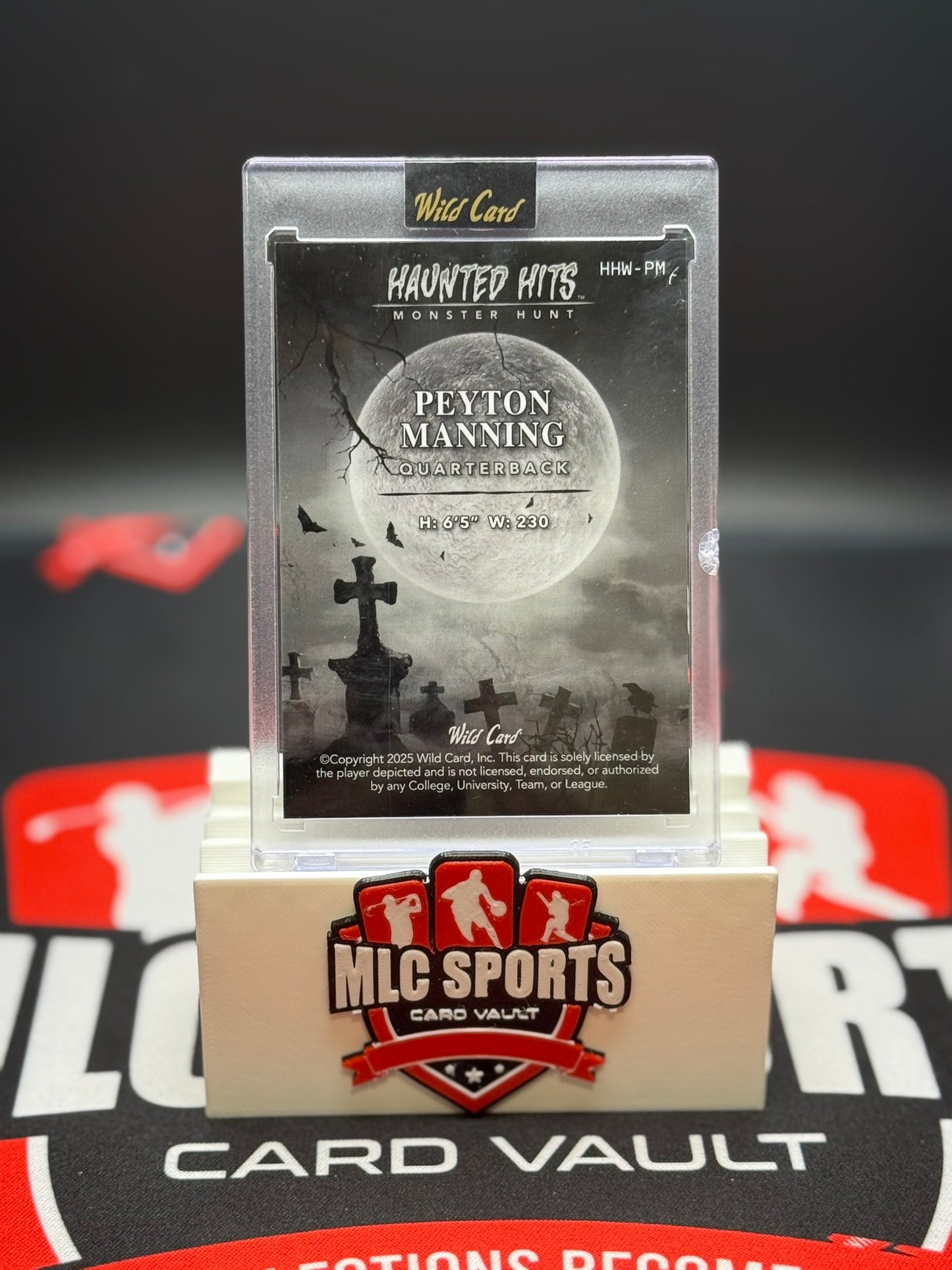 Peyton Manning 3/3 Haunted Hits Monster Hunt Wild Card