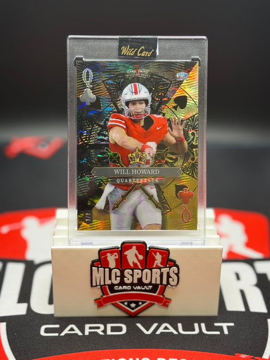 Will Howard 1/1 Rookie Wild Card Stacked Deck QB