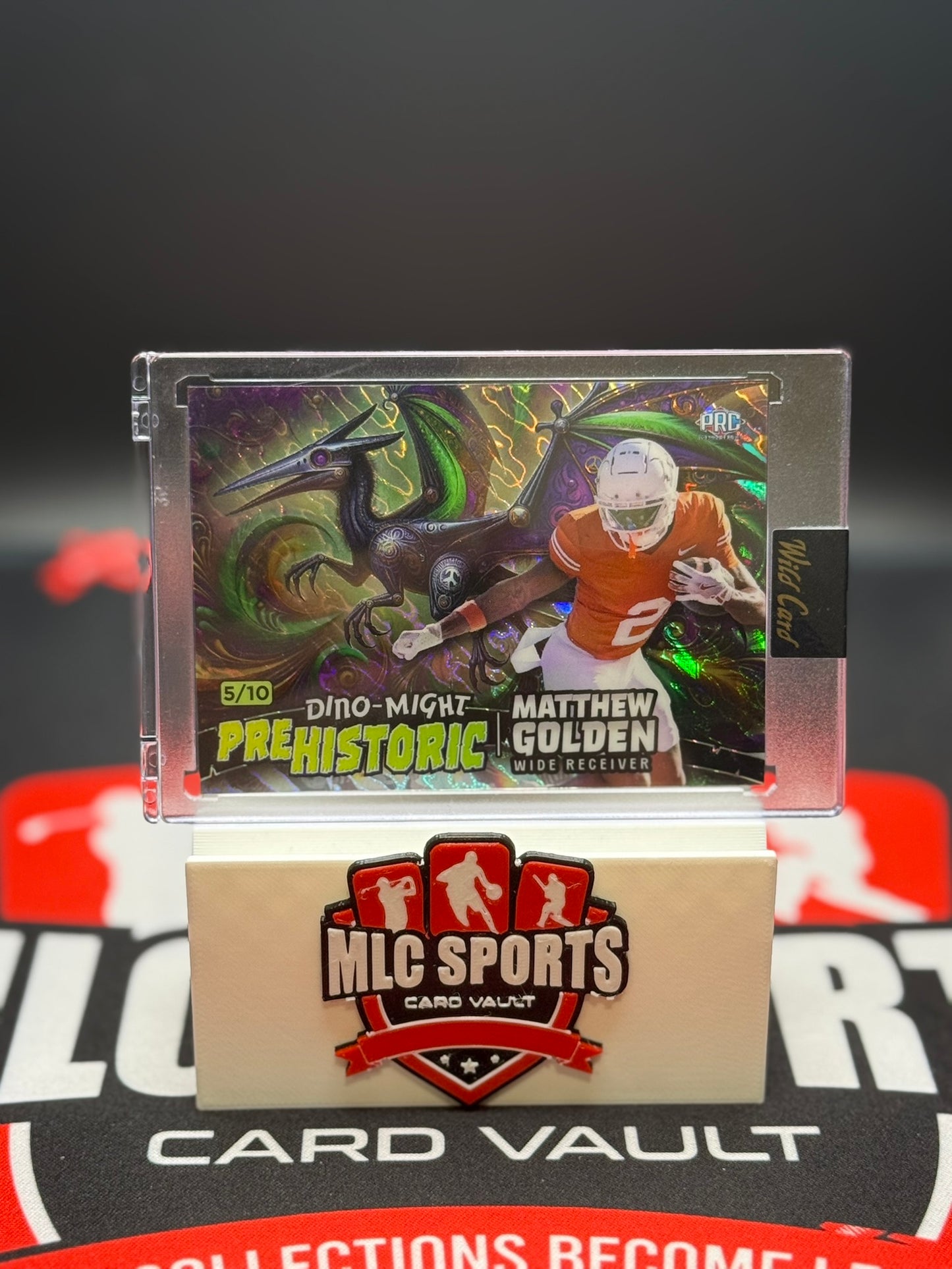 2024 Wild Card Alumination Dino-Might /10 Matthew Golden