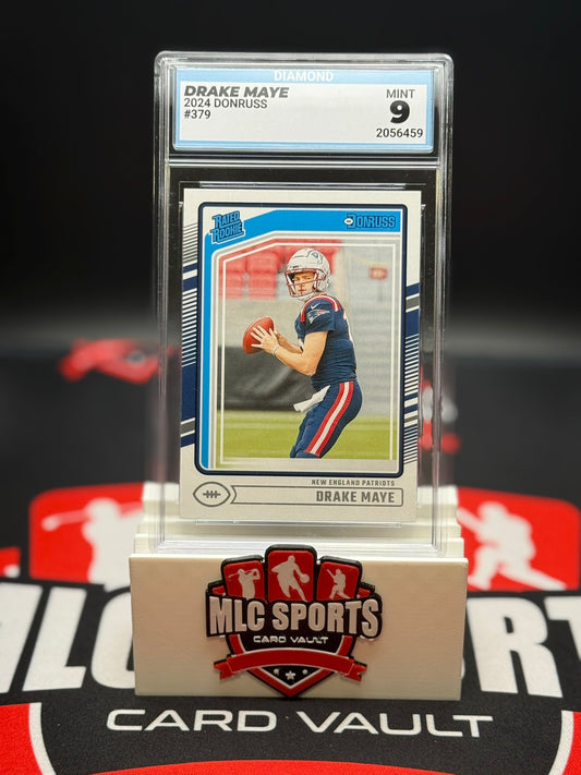 Drake Maye 2024 Donruss Rated Rookie #379 – Diamond 9 MINT