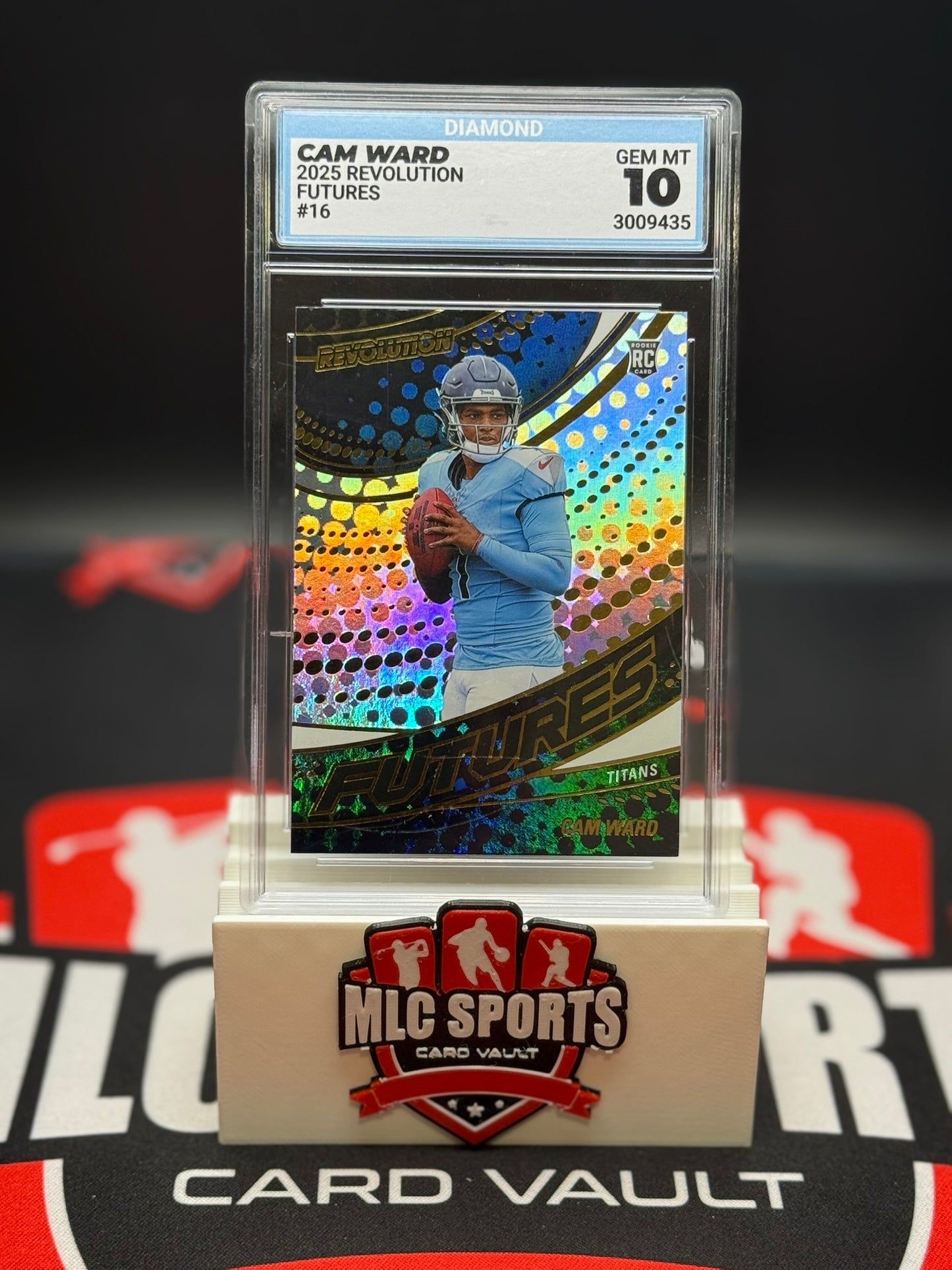 Cam Ward 2025 Revolution Futures Rookie #16 GEM MT 10 Titans