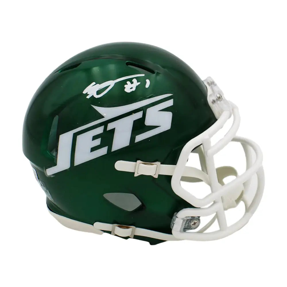 Ahmad ’Sauce’ Gardner Autographed Speed Mini Helmet - Football Memorabilia