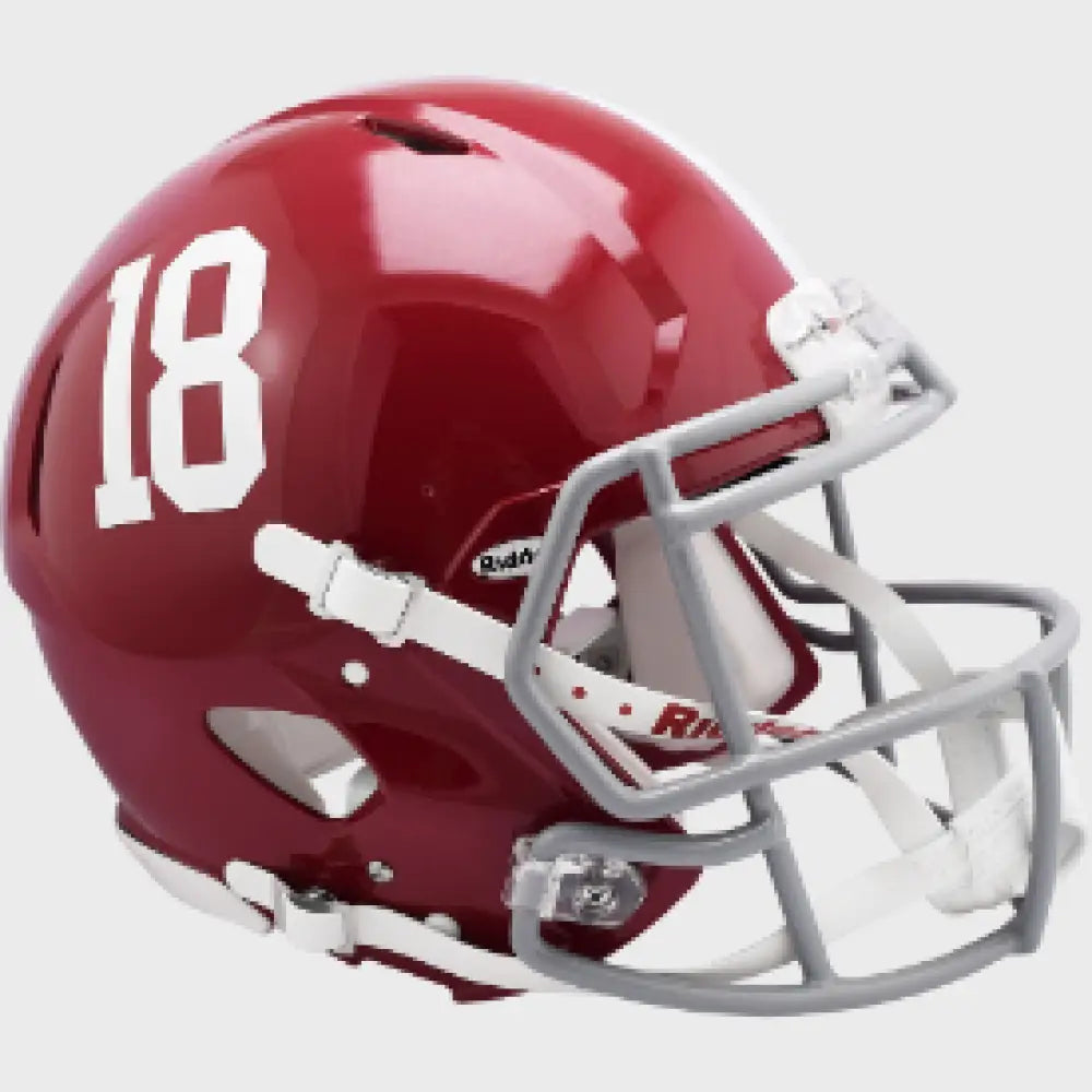 Alabama Crimson Tide Full Size Authentic Speed Football Helmet 18-NCAA - Helmets
