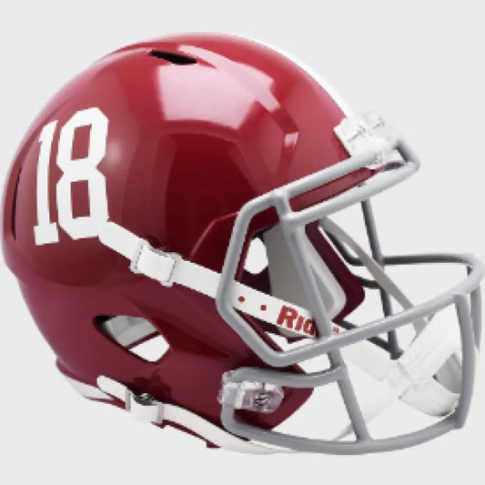 Alabama Crimson Tide Full Size Speed Replica NCAA Helmet #18-NCAA - Helmets