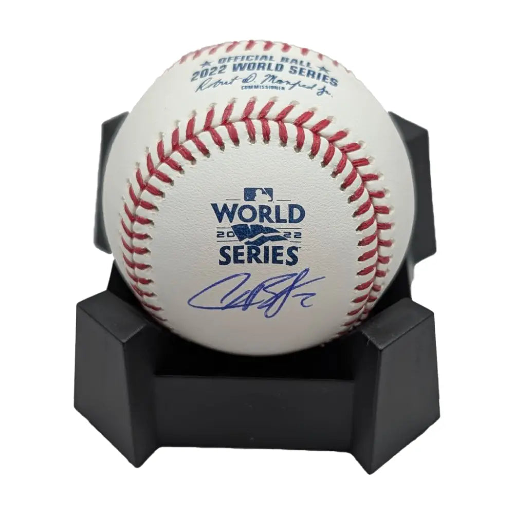 Alex Bregman Autographed Official World Series Baseball - Beckett Authentication - Baseball Memorabilia
