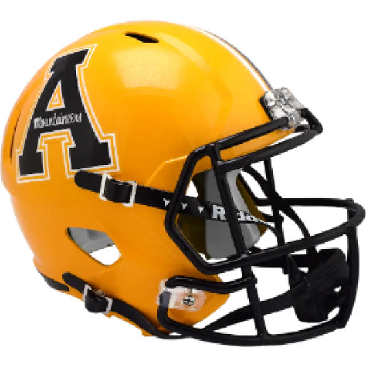 Appalachian State Mountaineers Full Size Speed Replica Football Helmet Gold-NCAA - Helmets