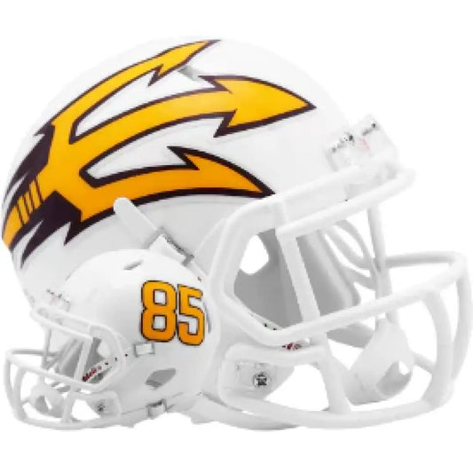 Arizona State Sun Devils NCAA Mini Speed Football Helmet White Metallic - NCAA - Helmets