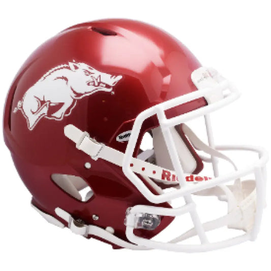 Arkansas Razorbacks Full Size Authentic Speed Football Helmet- NCAA - Helmets