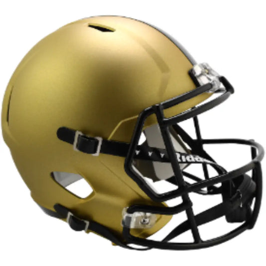 Army Black Knights Full Size Authentic Speed Football Helmet-Gold NCAA - Helmets