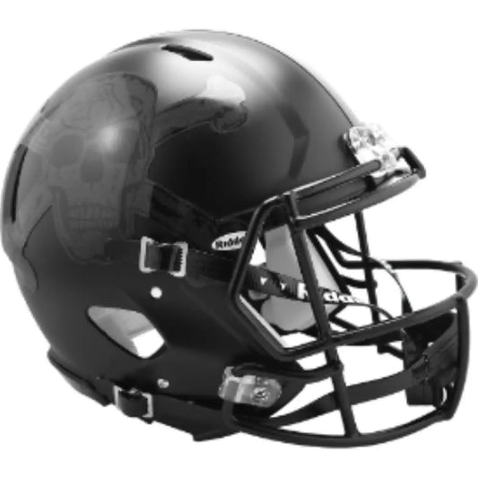 Army Black Knights Full Size Authentic Speed Football Helmet Skull and Crossbones NCAA. - Helmets