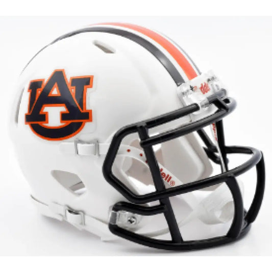Auburn Tigers NCAA Mini Speed Football Helmet Chrome Decal - NCAA - Helmets