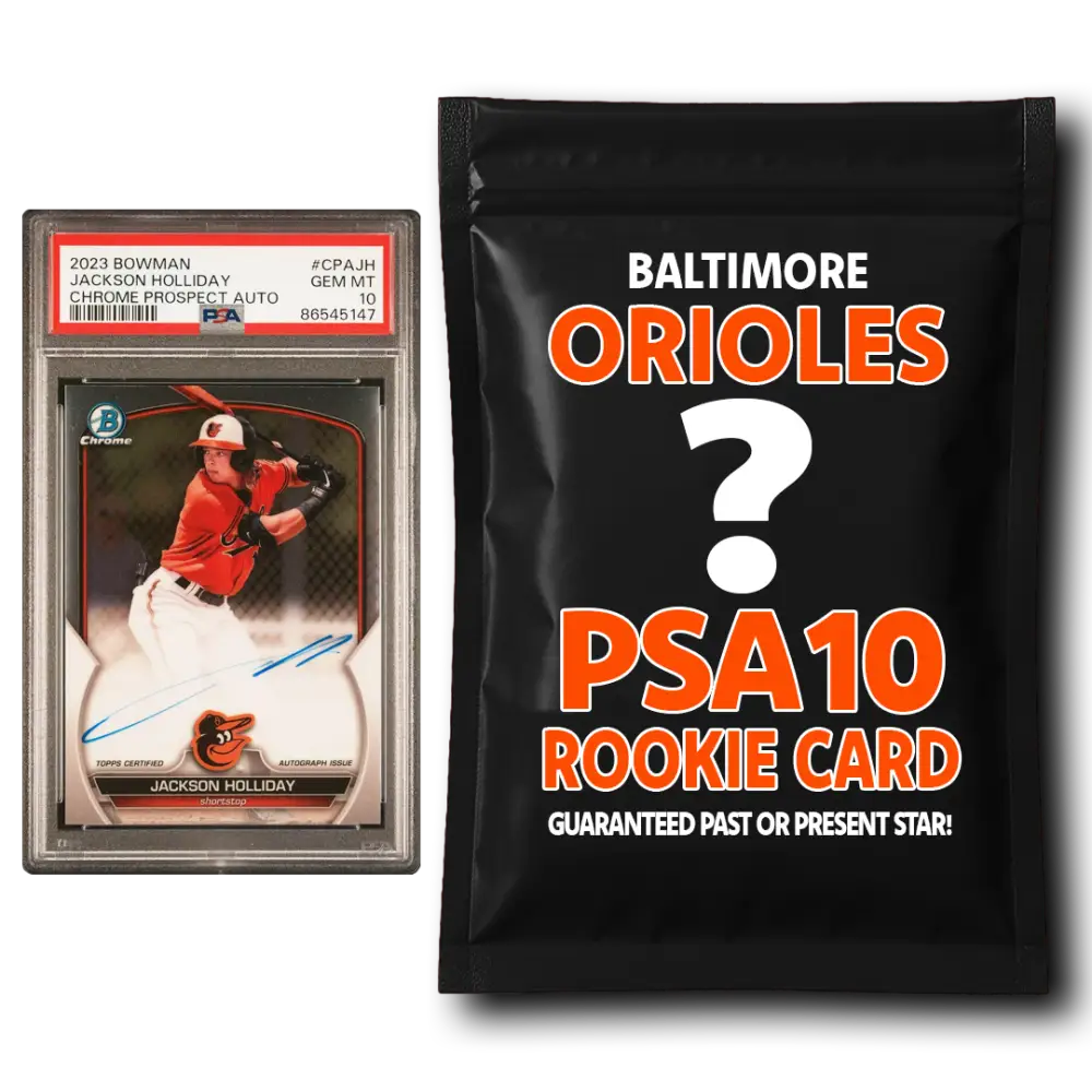 Baltimore Orioles PSA 10 Graded Rookie Card Mystery Pack - Baseball Mystery Boxes – Sealed Packs Cards & Collectibles