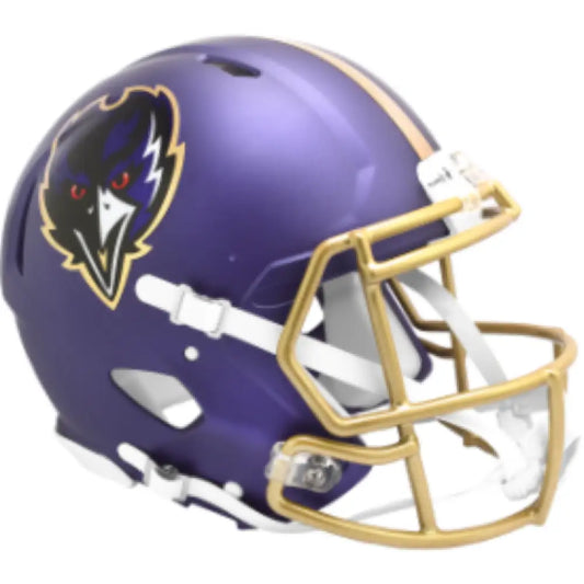 Baltimore Ravens Full Size Authentic Speed Football Helmet 2024 On-Field Alternate - NFL - Helmets