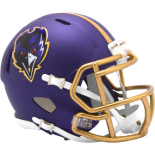 Baltimore Ravens NFL Mini Speed Football Helmet 2024 On-Field Alternate - Helmets