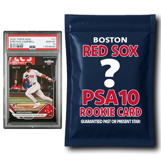 Boston Red Sox PSA 10 Graded Rookie Card Mystery Pack - Baseball Mystery Boxes – Sealed Packs Cards & Collectibles