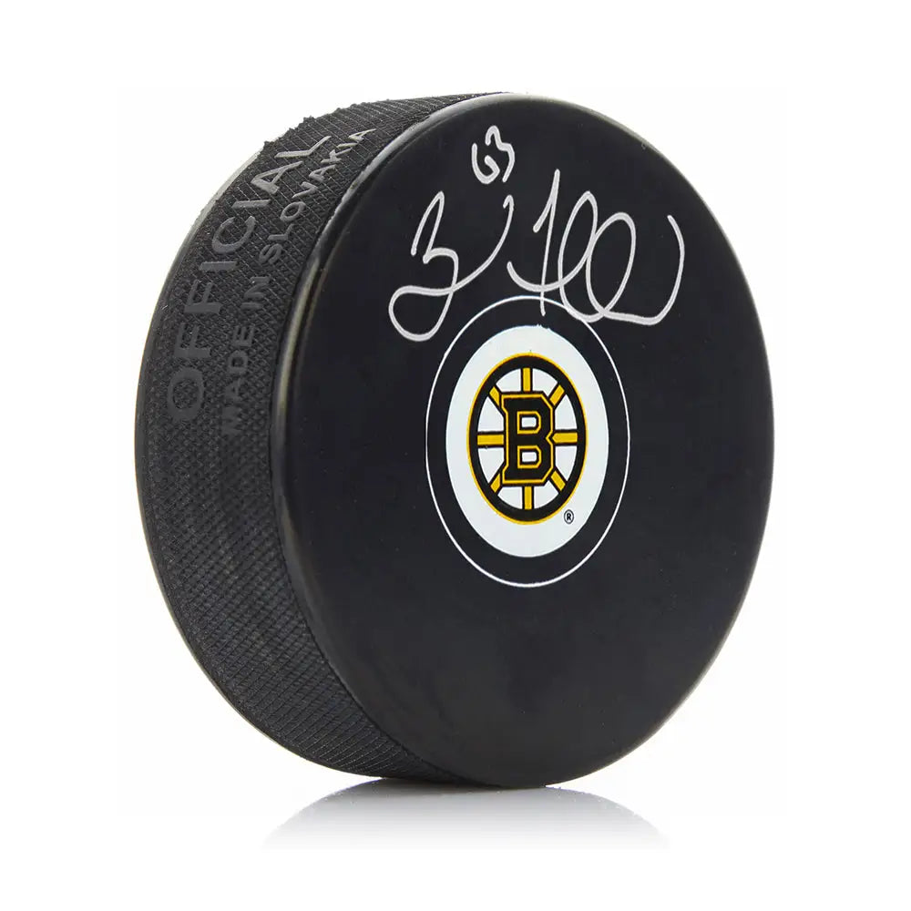 Brad Marchand Boston Bruins Autographed Hockey Puck - Hockey Memorabilia