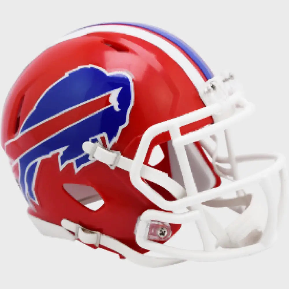 Buffalo Bills 1987 to 2001 Riddell Mini Speed Throwback Helmet - NFL - Helmets