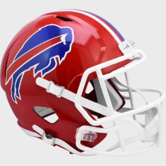 Buffalo Bills Full Size 1987 to 2001 Speed Replica Throwback Helmet - NFL - Helmets