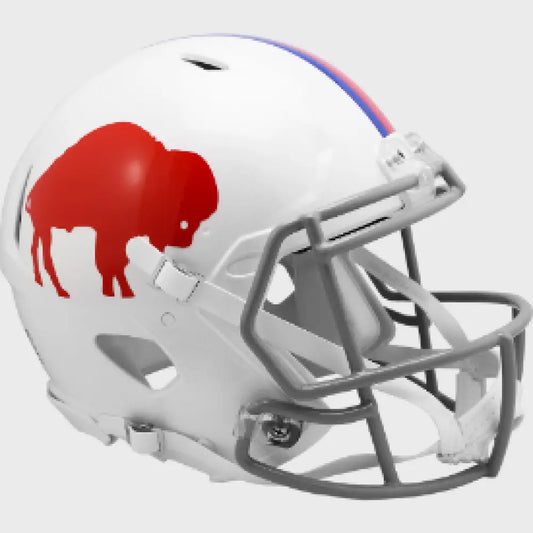Buffalo Bills Full Size Authentic 1965 to 1973 Speed Throwback Football Helmet - NFL - Helmets