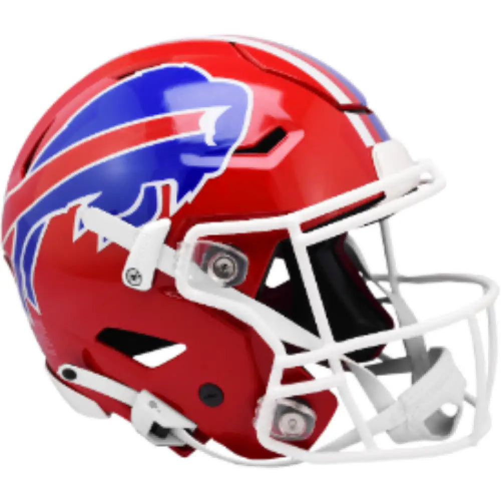 Buffalo Bills Full Size SpeedFlex 1987 to 2001 Throwback Football Helmet- NFL - Helmets