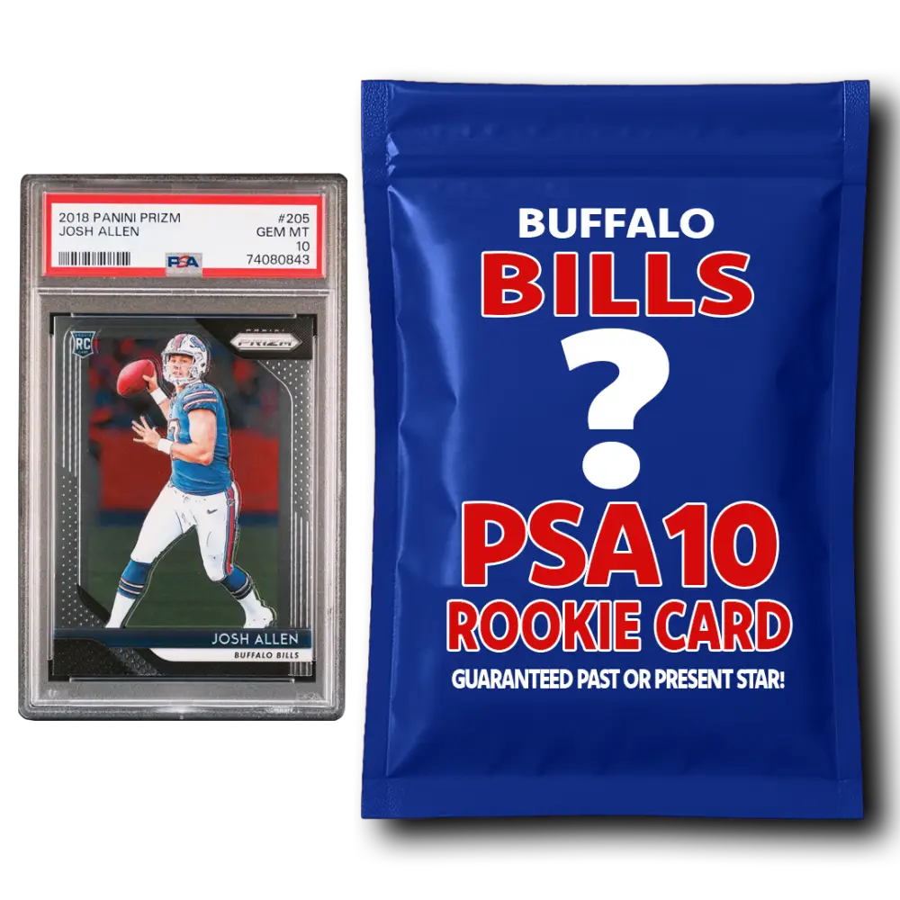 Buffalo Bills PSA 10 Graded Rookie Card Mystery Pack - Football Mystery