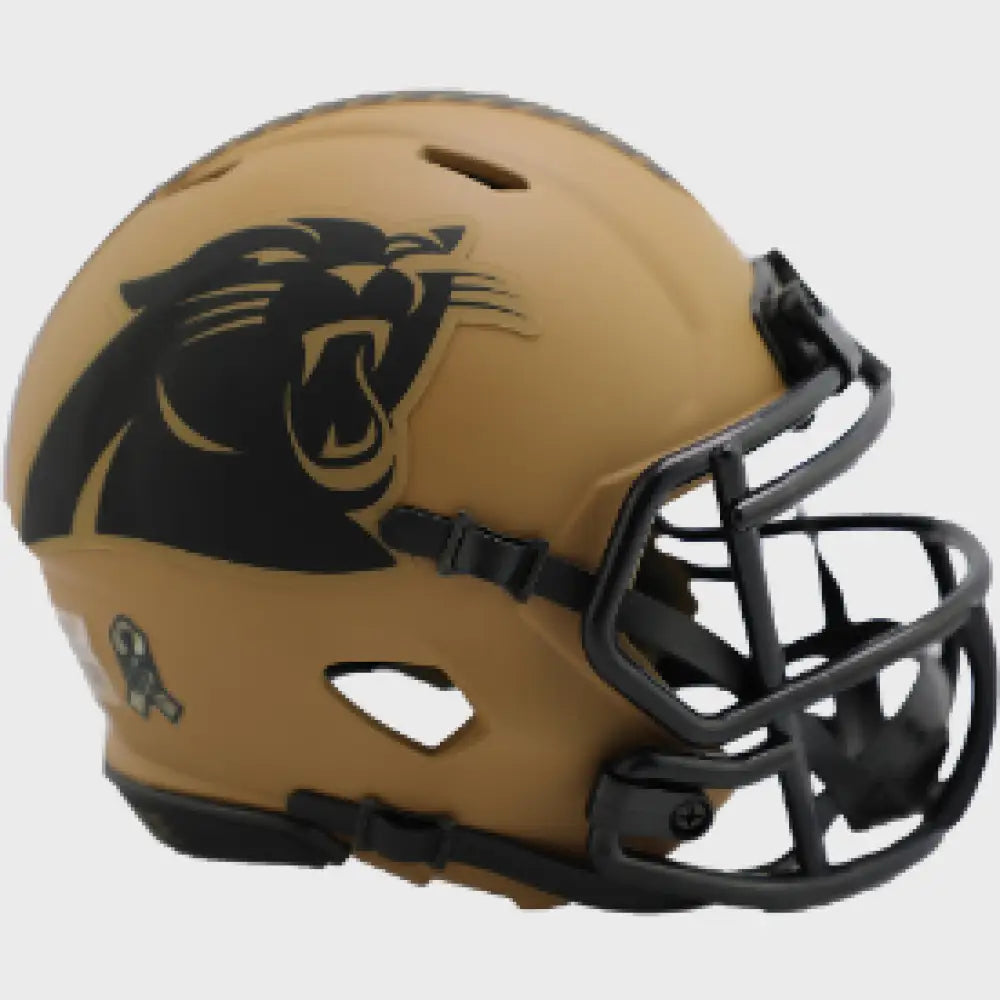 Carolina Panthers NFL Mini Speed Football Helmet SALUTE TO SERVICE 2 NFL - Helmets