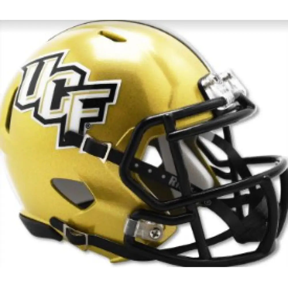 Central Florida Golden Knights NCAA Mini Speed Football Helmet UCF Gold- NCAA - Helmets