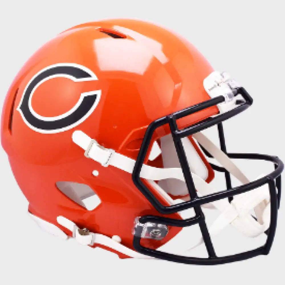 Chicago Bears Full Size Authentic Speed Football Helmet 2022 Alternate - NFL - Helmets