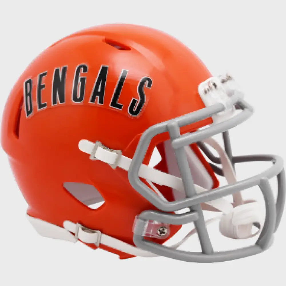 Cincinnati Bengals 1968 to 1979 Riddell Mini Speed Throwback Helmet - NFL - Helmets