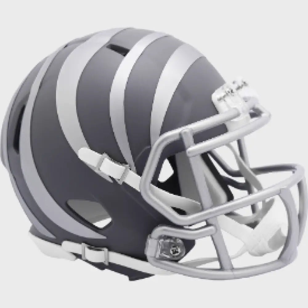 Cincinnati Bengals NFL Mini Speed Football Helmet SLATE - Helmets