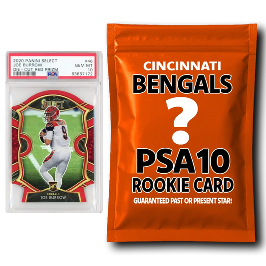 Cincinnati Bengals PSA 10 Graded Rookie Card Mystery Pack - Football Mystery