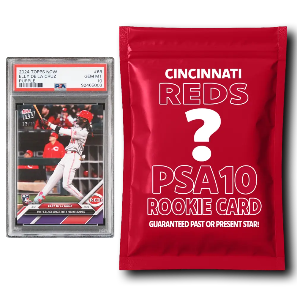 Cincinnati Reds PSA 10 Graded Rookie Card Mystery Pack - Baseball Mystery Boxes – Sealed Packs Cards & Collectibles