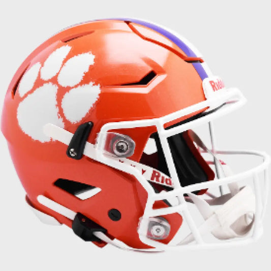Clemson Tigers Full Size Authentic Speedflex Football Helmet - NCAA - Helmets