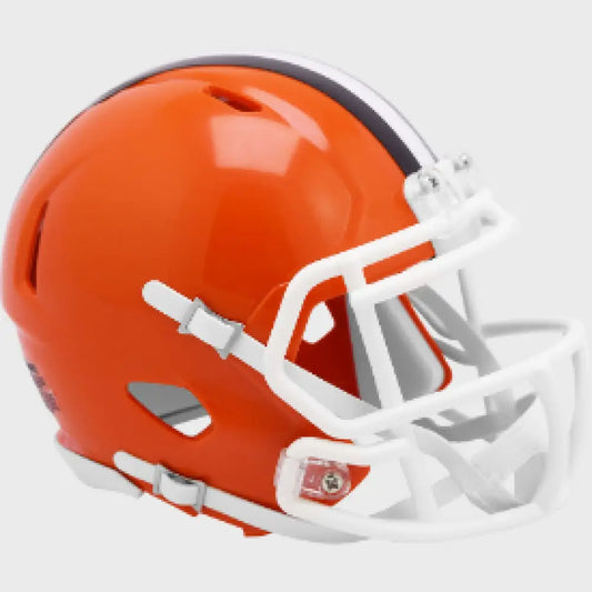 Cleveland Browns 1975 to 2005 Riddell Mini Speed Throwback Helmet - NFL - Helmets