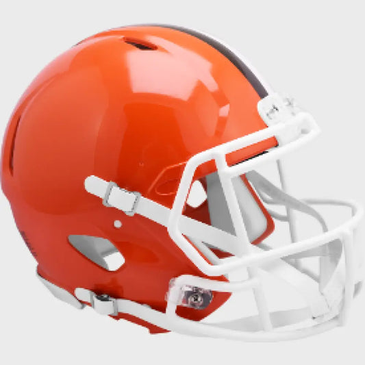 Cleveland Browns Full Size Authentic 1975 to 2005 Speed Throwback Football Helmet - NFL - Helmets