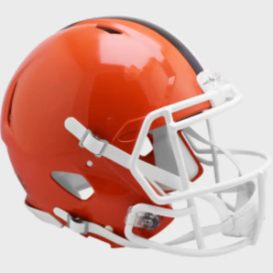 Cleveland Browns Full Size Authentic Speed Football Helmet 2024 Primary - NFL - Helmets