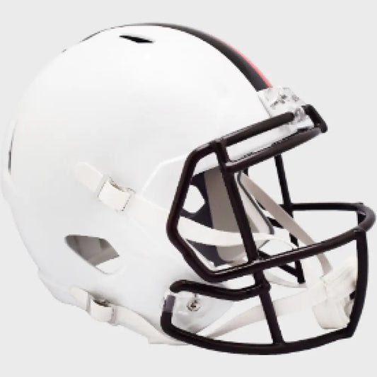 Cleveland Browns Full Size Speed Replica Football Helmet 2023 White Out - NFL - Helmets