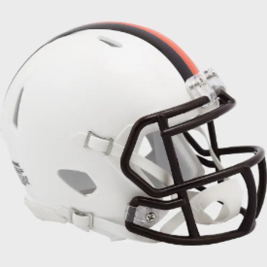 Cleveland Browns NFL Mini Speed Football Helmet 2023 White - Helmets