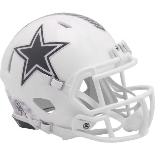 Dallas Cowboys NFL Mini Speed Football Helmet SALUTE TO SERVICE 3 - Helmets