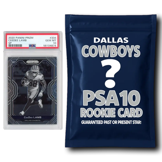 Dallas Cowboys PSA 10 Graded Rookie Card Mystery Pack - Football Mystery