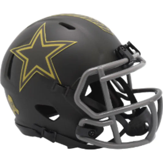Dallas Cowboys SALUTE TO SERVICE 4 Mini Speed Football Helmet NFL - Helmets