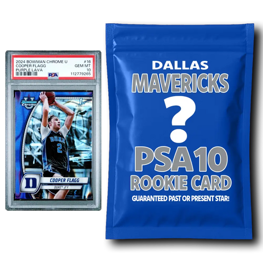 Dallas Mavericks PSA 10 Graded Rookie Card Mystery Pack - Basketball Mystery