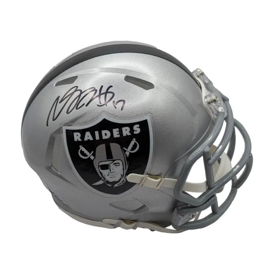 Davante Adams Autographed Las Vegas Raiders Speed Mini Helmet - BAS - Football Memorabilia