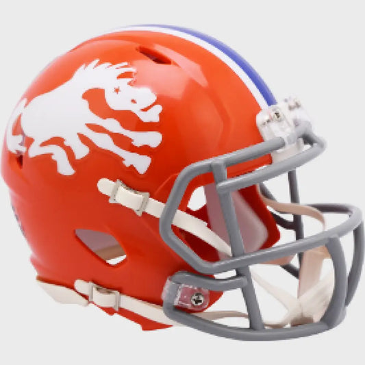 Denver Broncos 1966 Riddell Mini Speed Throwback Helmet - NFL - Helmets