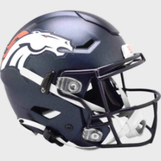 Denver Broncos Full Size Authentic SpeedFlex Football Helmet 2024 Primary - NFL - Helmets