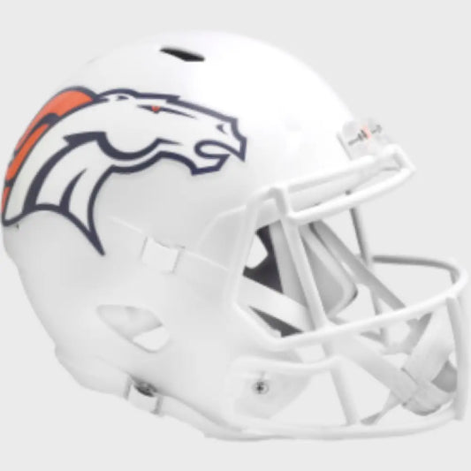 Denver Broncos Full Size Speed Replica Football Helmet 2024 On-Field Alternate - NFL - Helmets