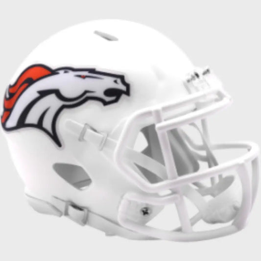 Denver Broncos NFL Mini Speed Football Helmet 2024 On Field Alternate - Helmets