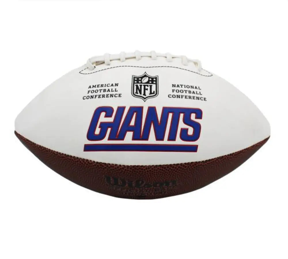 Deonte Banks Autographed Wislon NY Giants Logo Football - Football Memorabilia