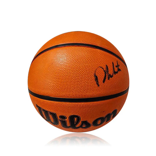 Derrick White Boston Celtics Autographed NBA Basketball - Basketball Memorabilia