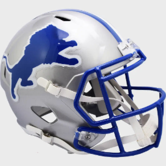 Detroit Lions Full Size 1983 to 2002 Speed Replica Throwback Football Helmet - NFL - Helmets